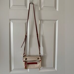Marc by Marc Jacob’s Cream and Red Crossbody Bag